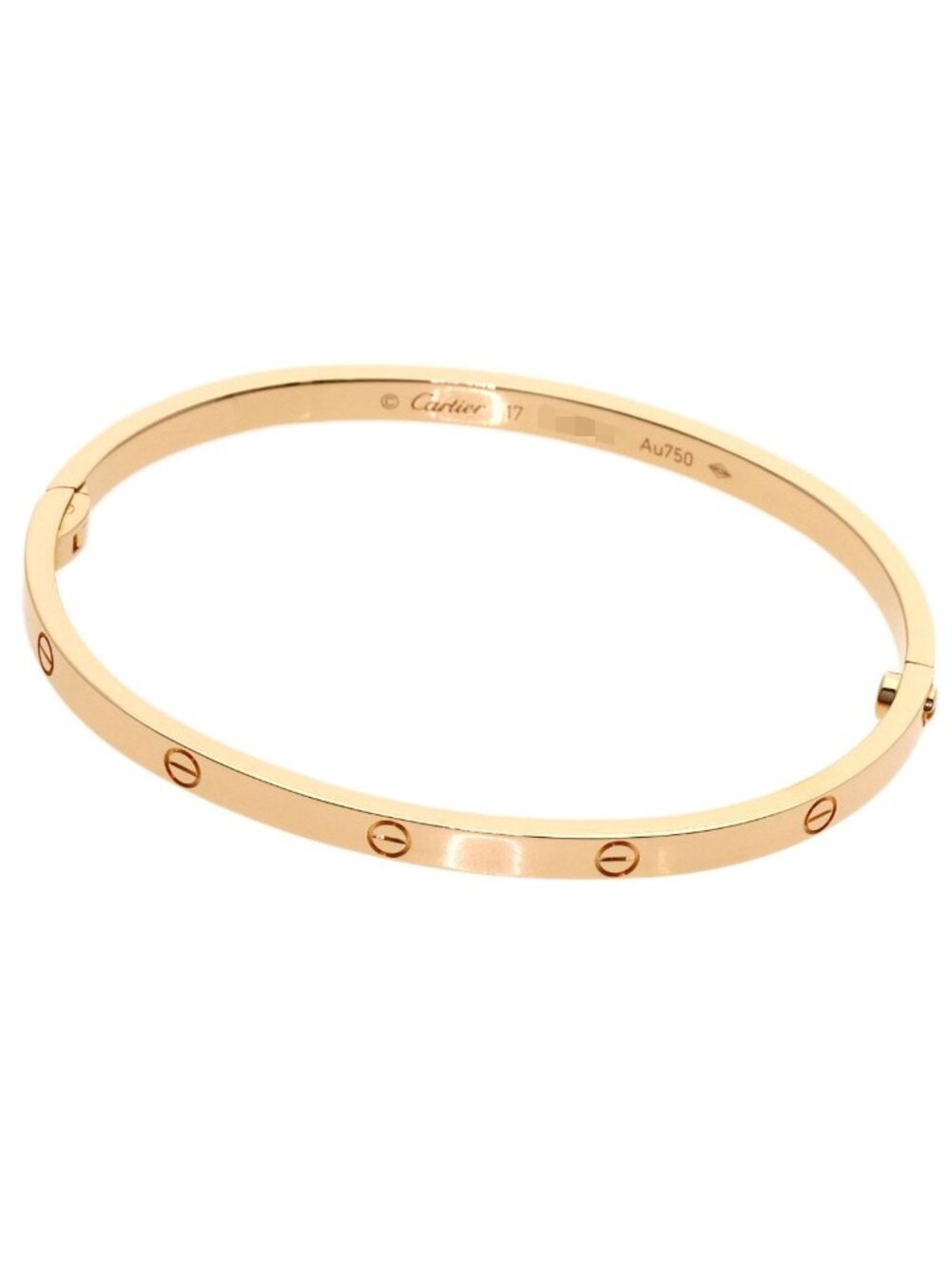 Cartier Love Bracelet SM 17 Driver 18k Pink Gold